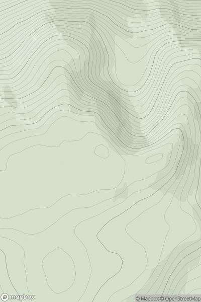 Thumbnail image for Meall Dubh [Loch Tay to Perth] showing contour plot for surrounding peak